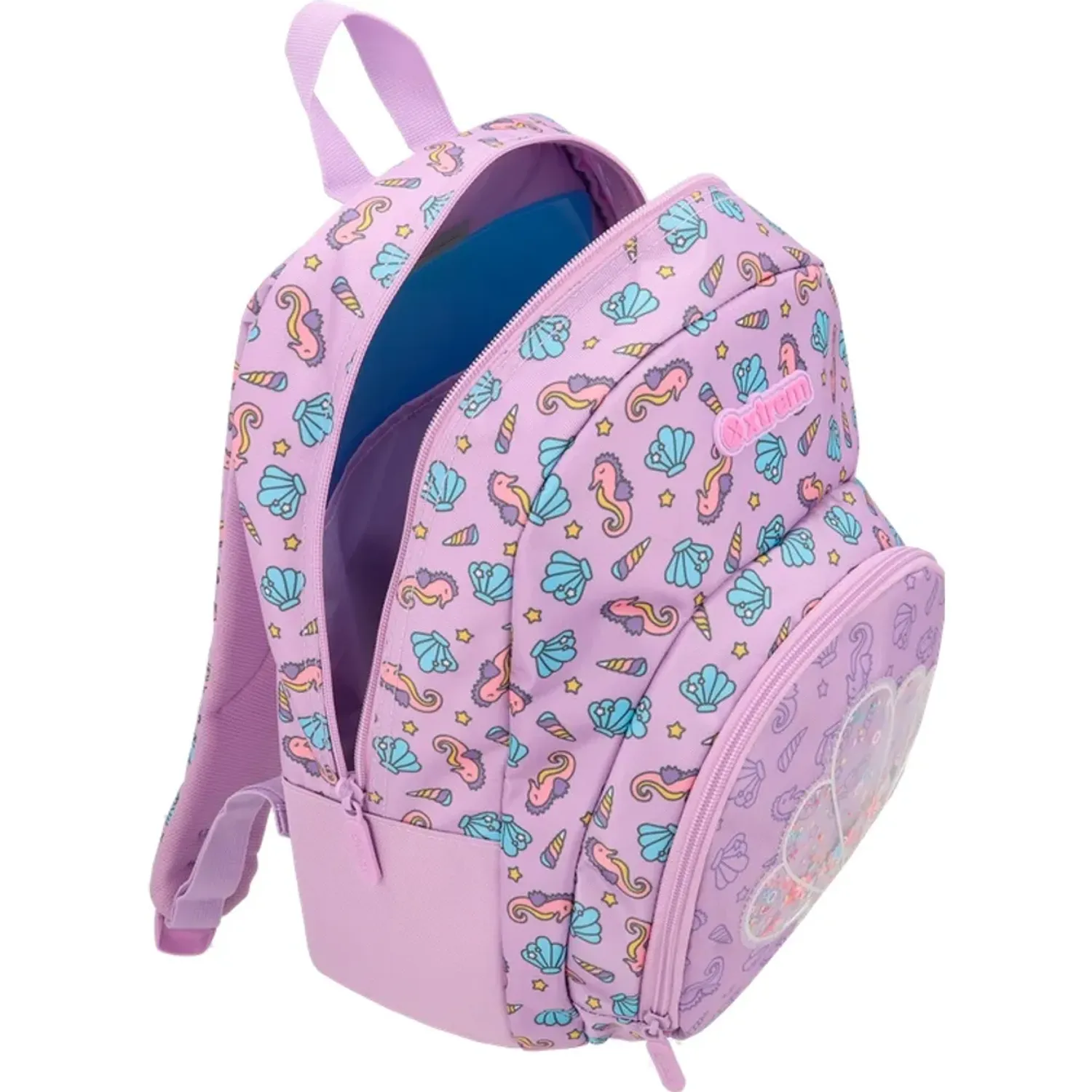 Mochila Xtrem Niña Power 6xt color negro | Platanitos