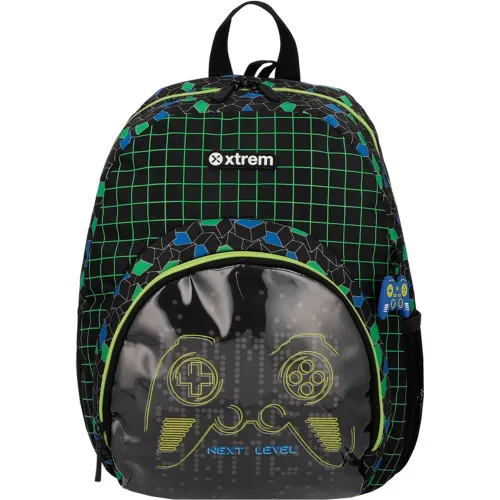 Mochila Xtrem Niño Power 6xt color negro | Platanitos