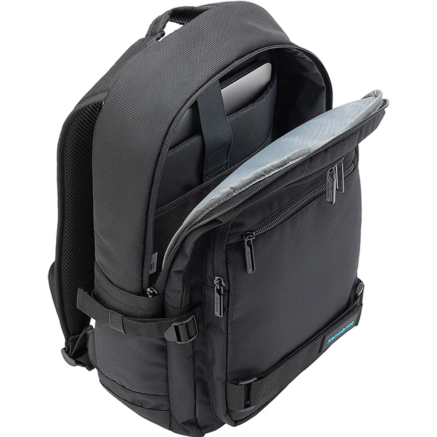 Mochila Samsonite Para Laptop 16plg Unisex Refraction Warrion color azul | Platanitos