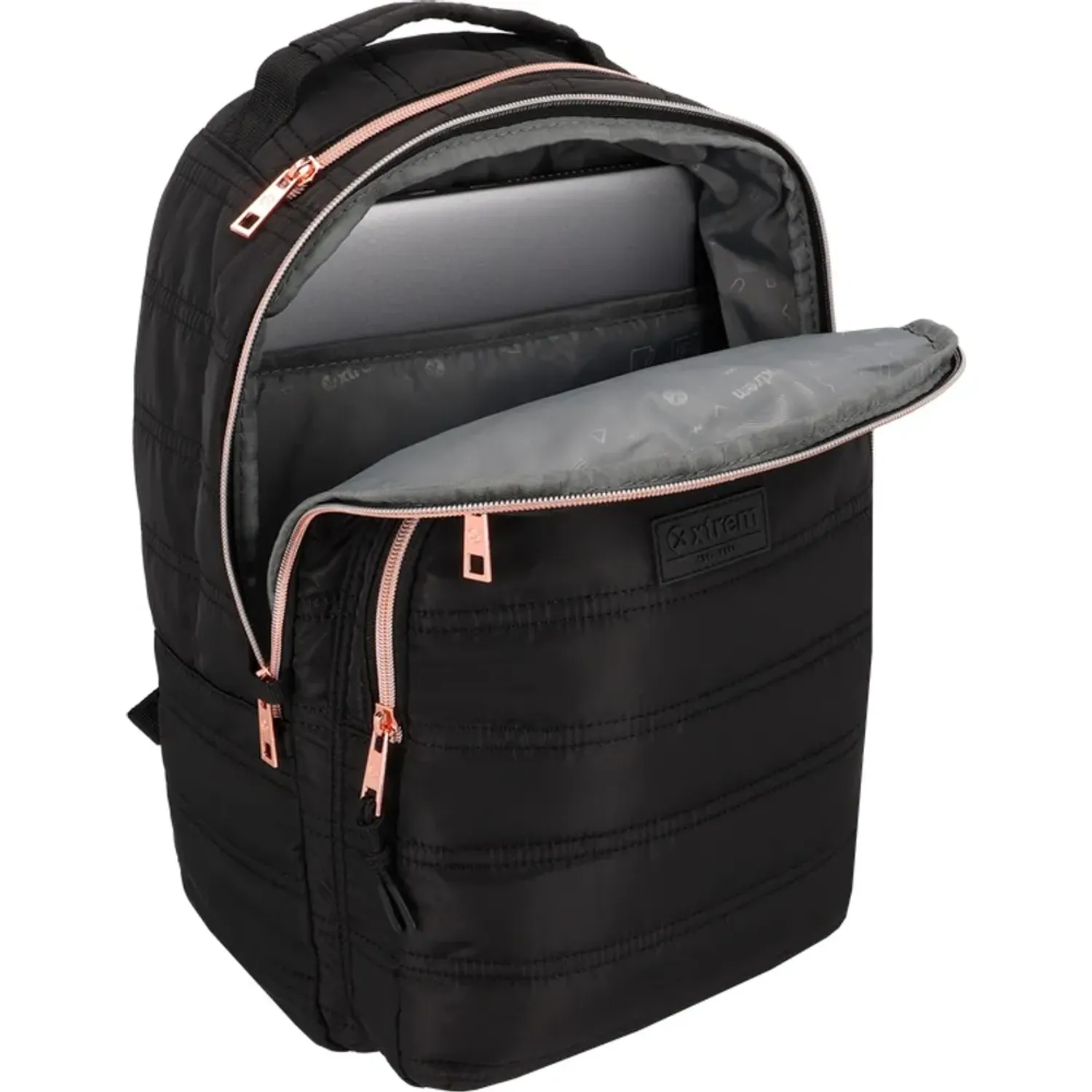 Mochila Xtrem Para Laptop Unisex 15plg Vermont 6xt color negro | Platanitos