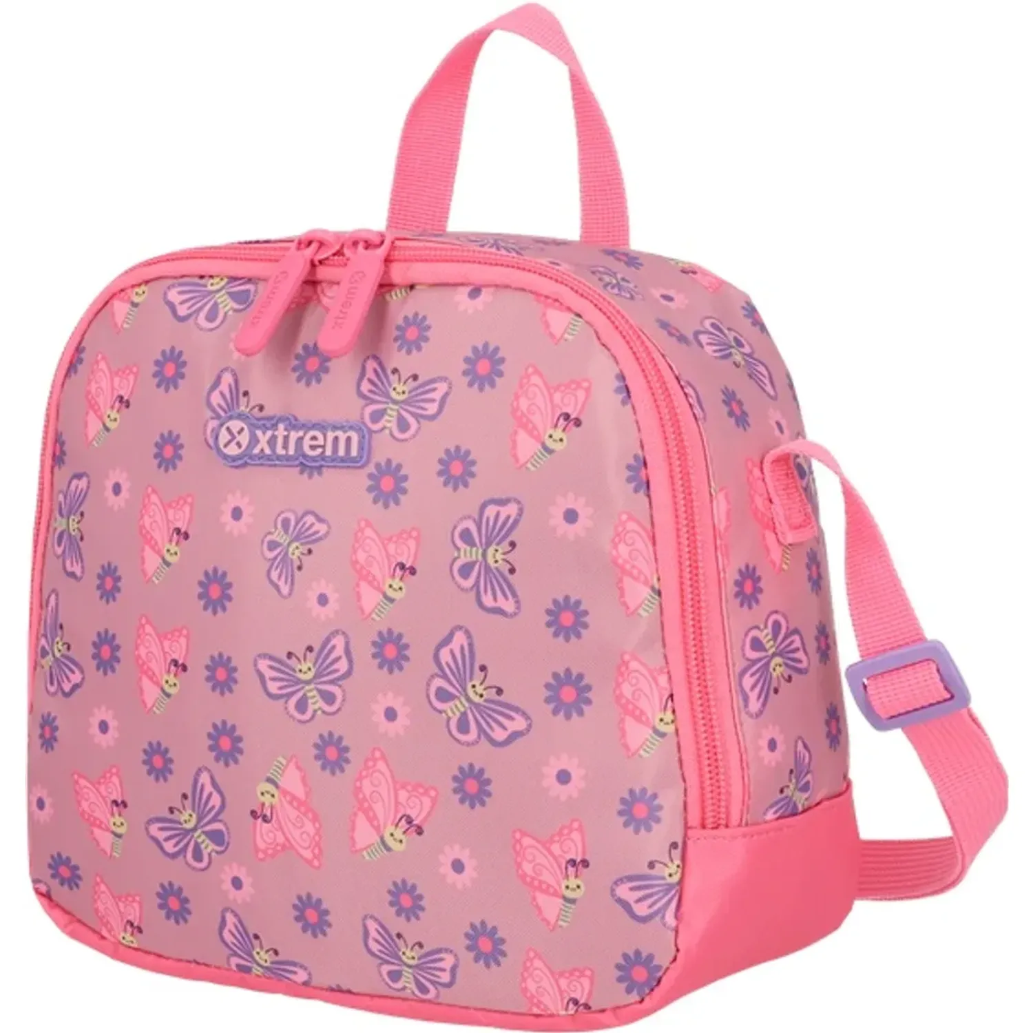 Set Xtrem Mochila Niña Minipack 6xt color rosado | Platanitos