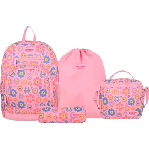 Set Xtrem Mochila Niña Multipack 6xt color azul | Platanitos