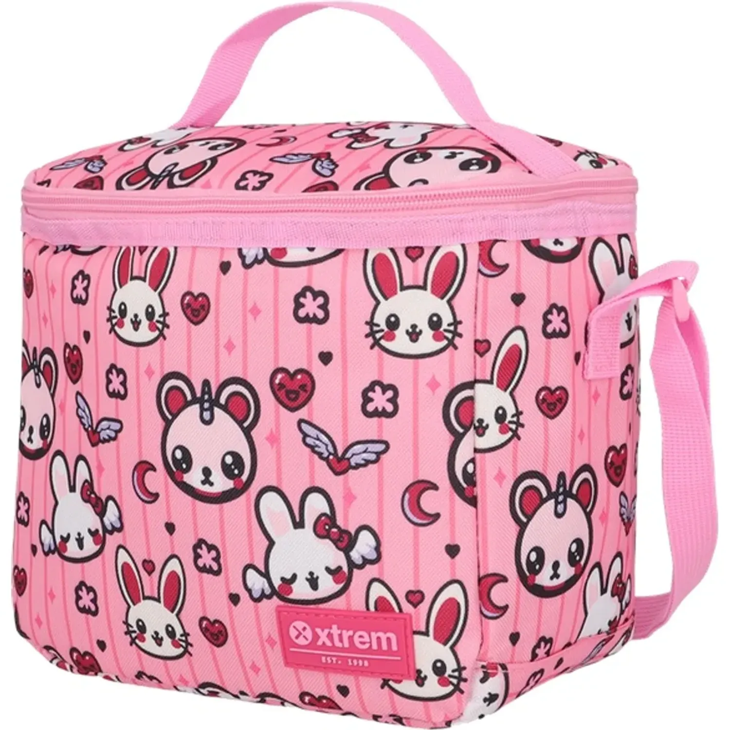 Set Xtrem Mochila Niña Triple Pack 6xt color rosado | Platanitos