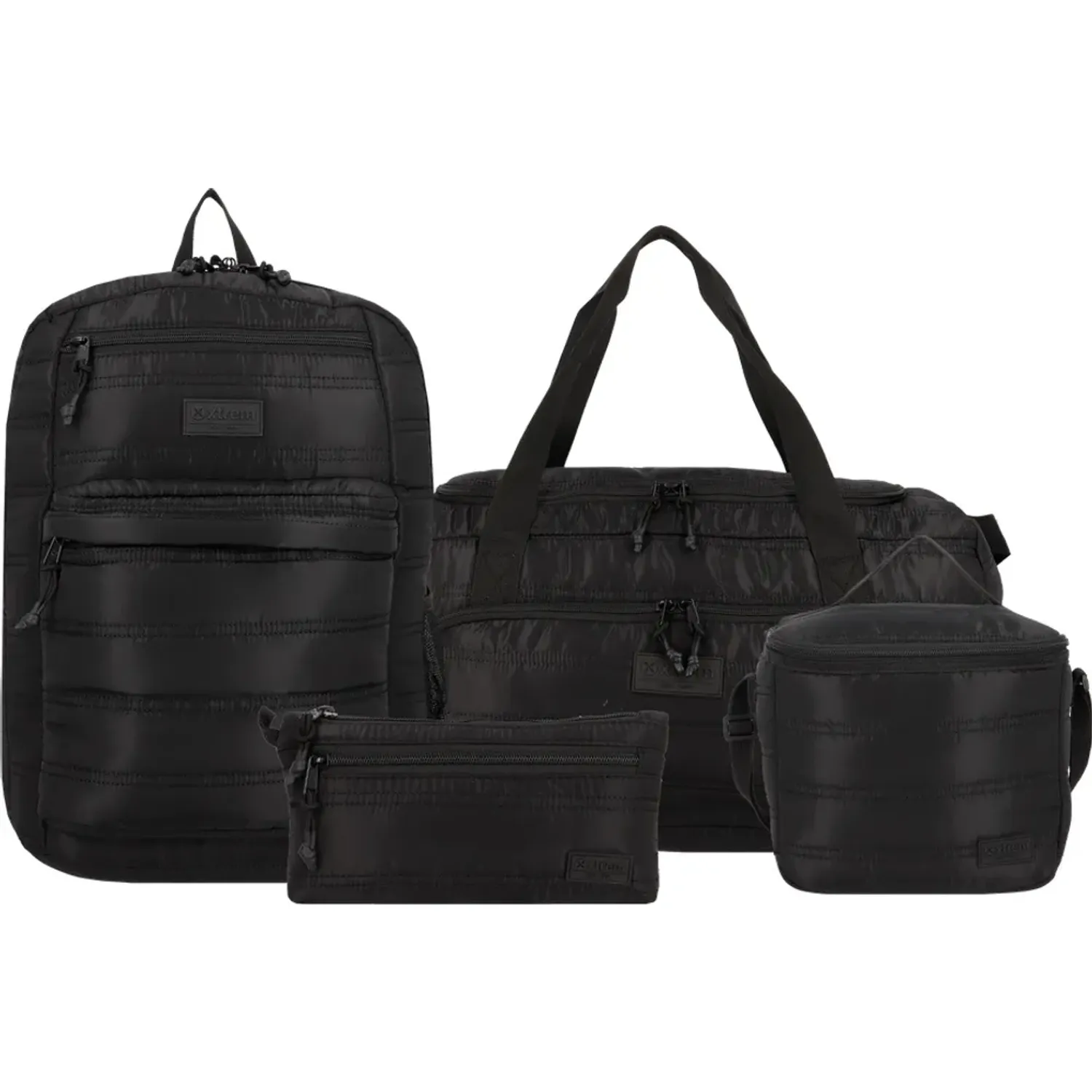 Set Xtrem Mochila Unisex Megapack 6xt color gris | Platanitos