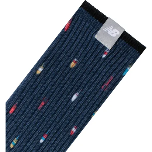 New Balance Medias Largas Digital Print Crew Socks - 1 Par