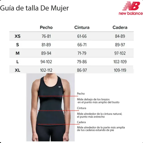 New Balance Leggins Training Mujer Essential High Rise 25 Plg