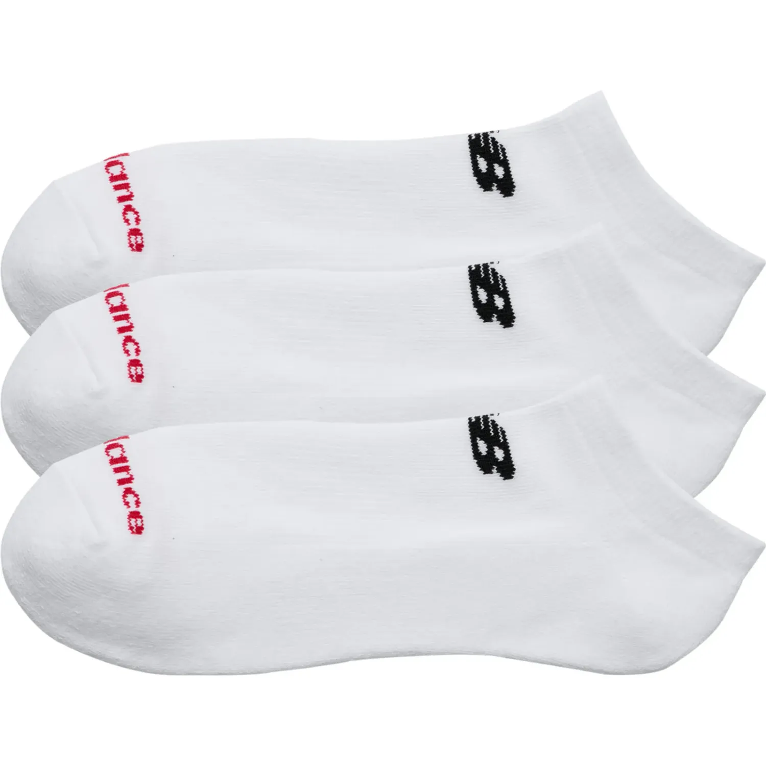 Medias New Balance Cortas Unisex Everyday No Show - 3 Pares color blanco | Platanitos