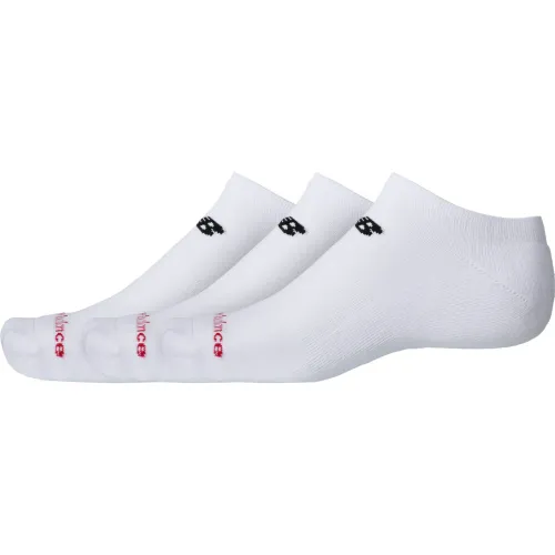 Medias New Balance Cortas Unisex Everyday No Show - 3 Pares color blanco | Platanitos