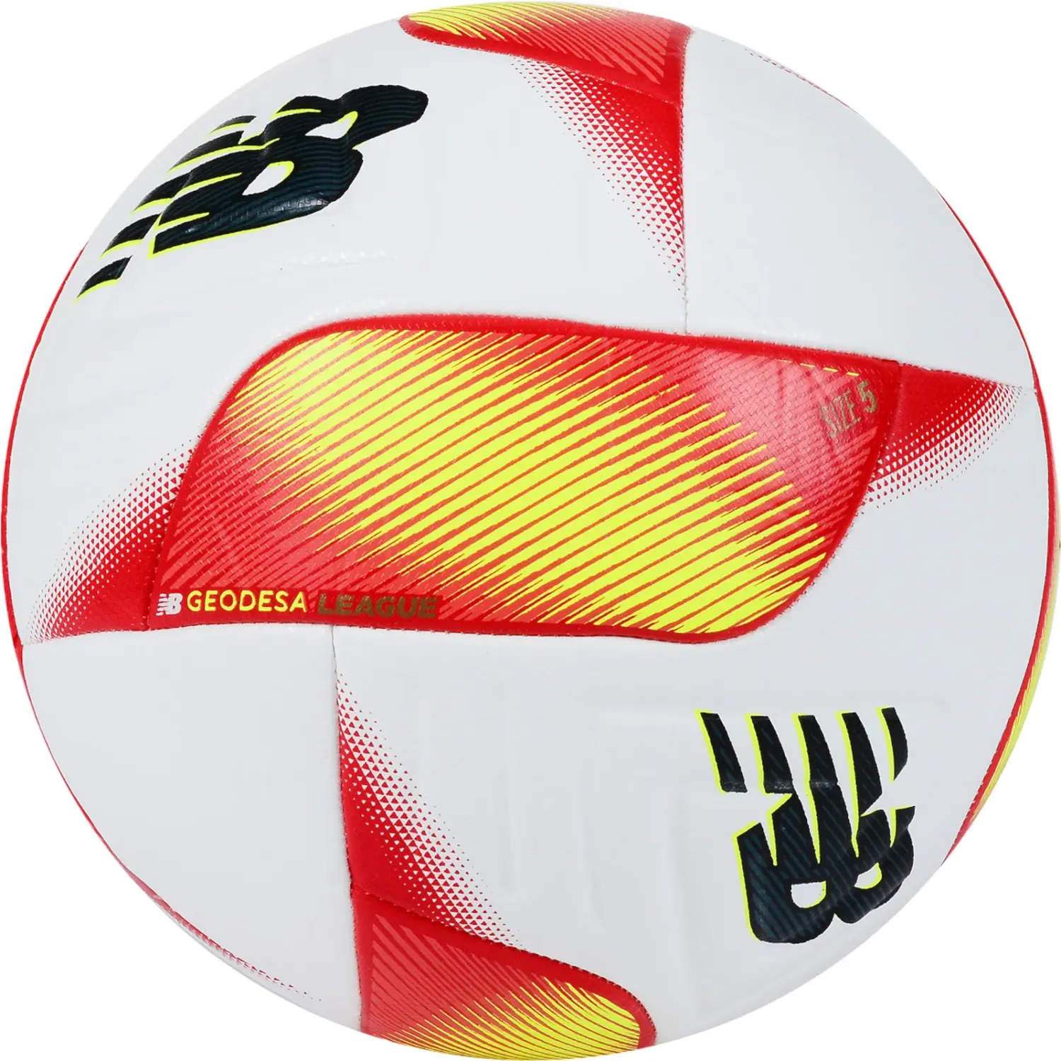 Pelota New Balance Unisex Geodesa League Football color blanco | Platanitos