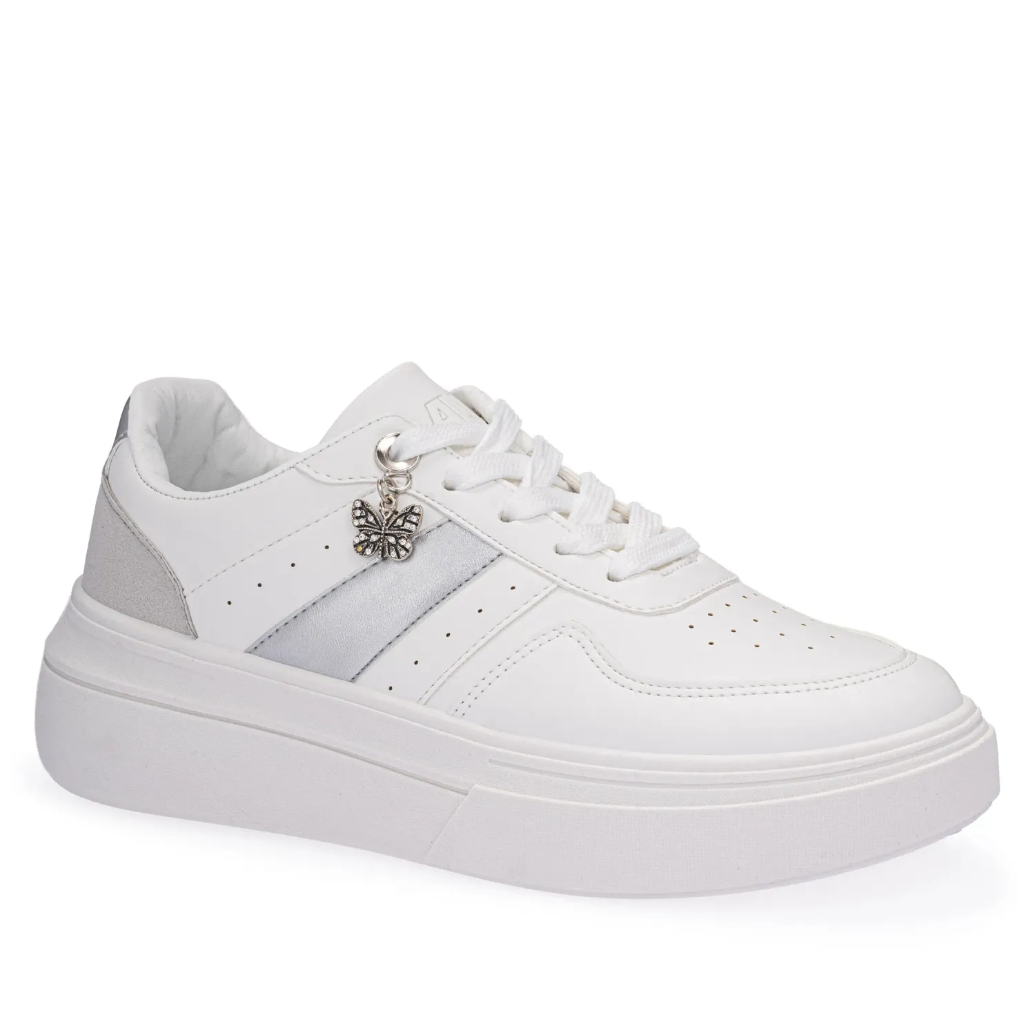 Just4u Zapatilla Just4U Dama Z Aime color blanco / plateado | Platanitos