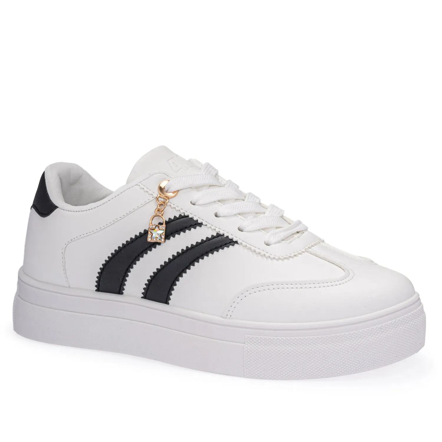 Just4u Zapatilla Just4U Dama Z Meribel color negro / blanco | Platanitos