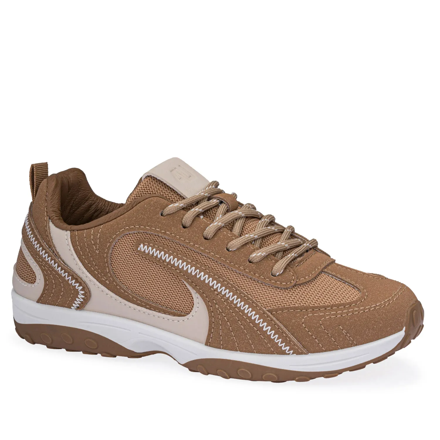 Zapatilla Just4U Dama Z Lorie color camel | Platanitos