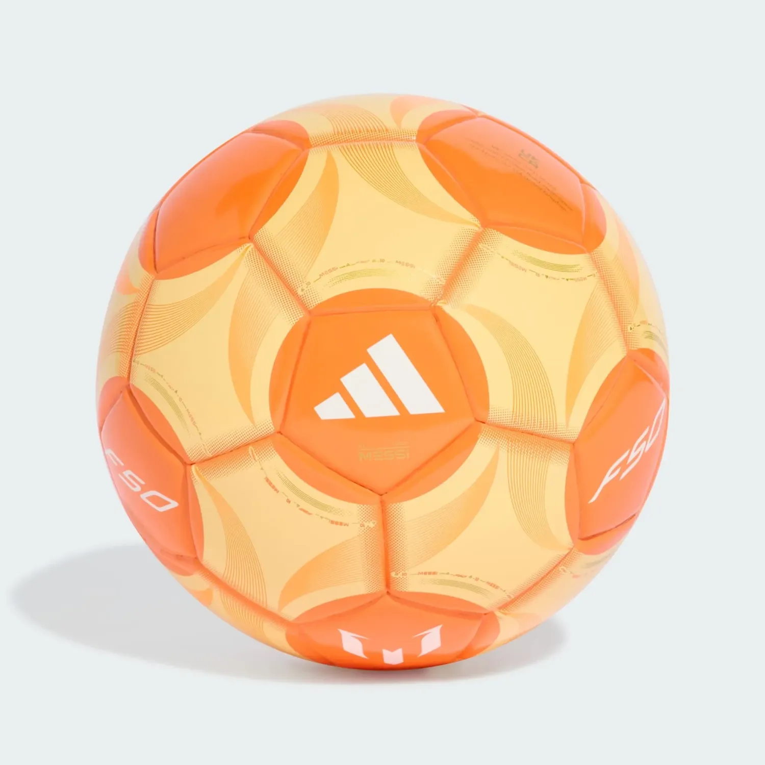 Pelota Adidas Futbol Unisex Messi Mini color naranja | Platanitos