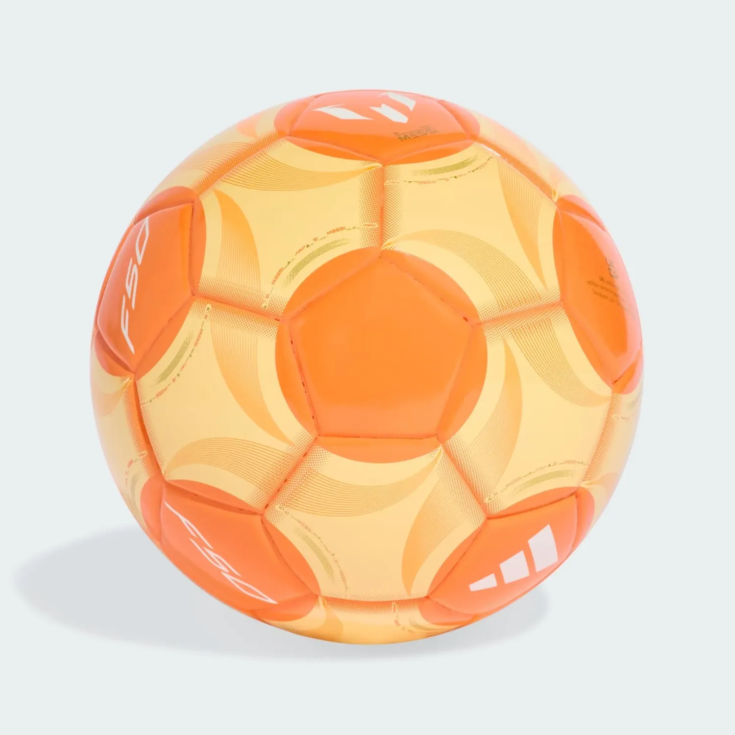 Pelota Adidas Futbol Unisex Messi Mini color naranja | Platanitos