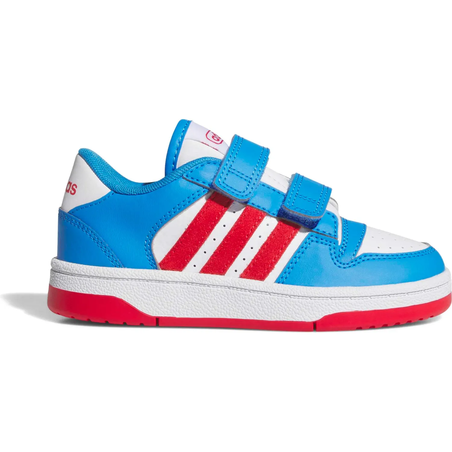 adidas Zapatillas Adidas Urbanas Niños Break Start El Cf C color celeste / rojo | Platanitos