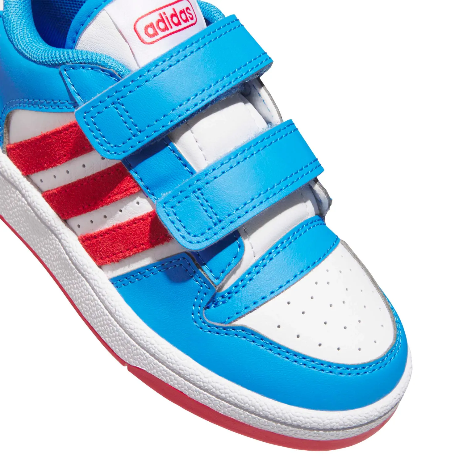 adidas Zapatillas Adidas Urbanas Niños Break Start El Cf C color celeste / rojo | Platanitos