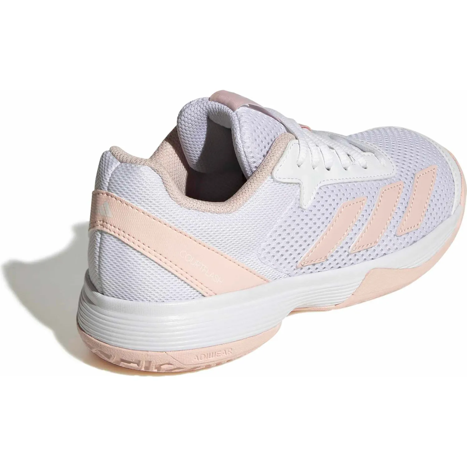 Zapatillas Adidas De Tenis Niños Courtflash K color nude / blanco | Platanitos
