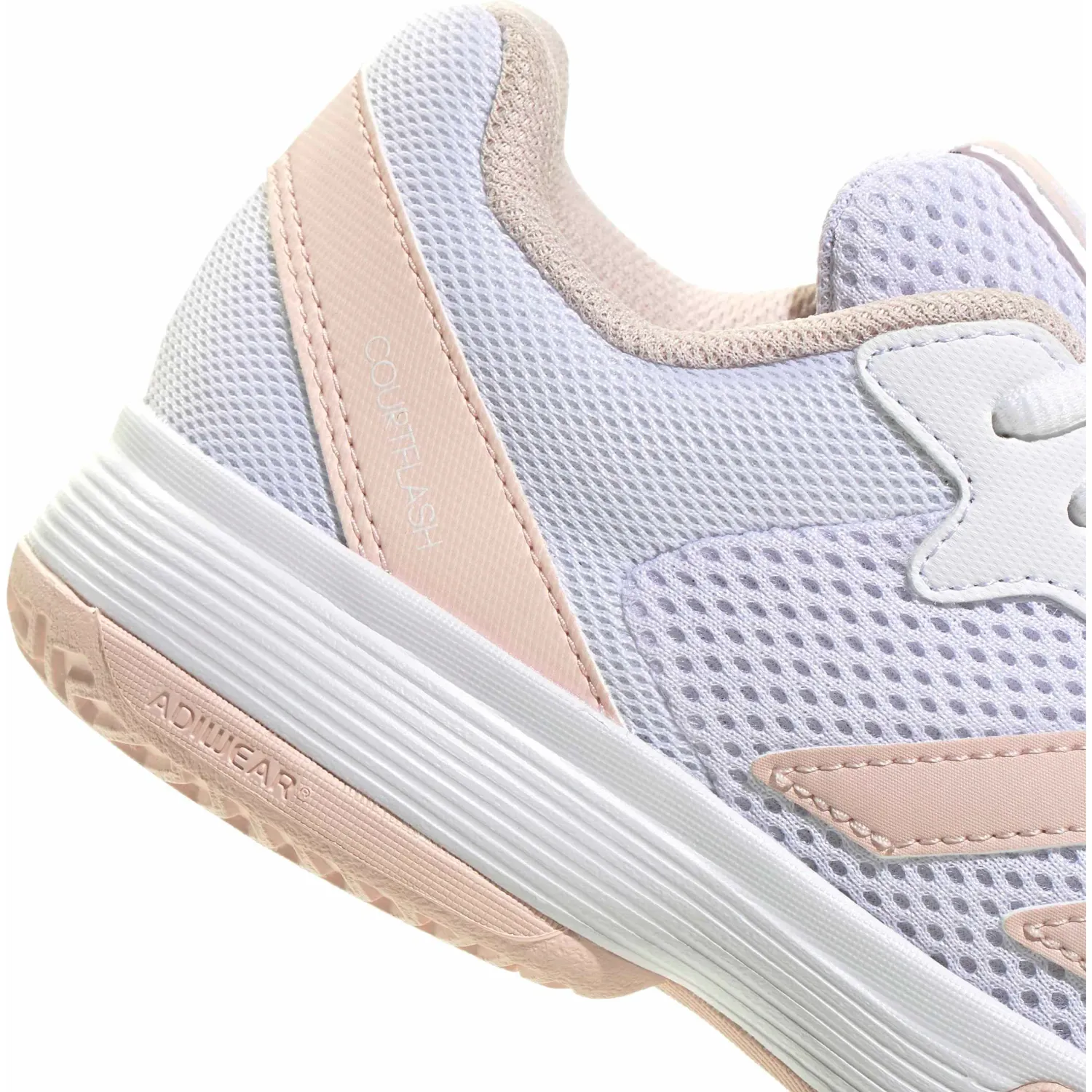 Zapatillas Adidas De Tenis Niños Courtflash K color nude / blanco | Platanitos