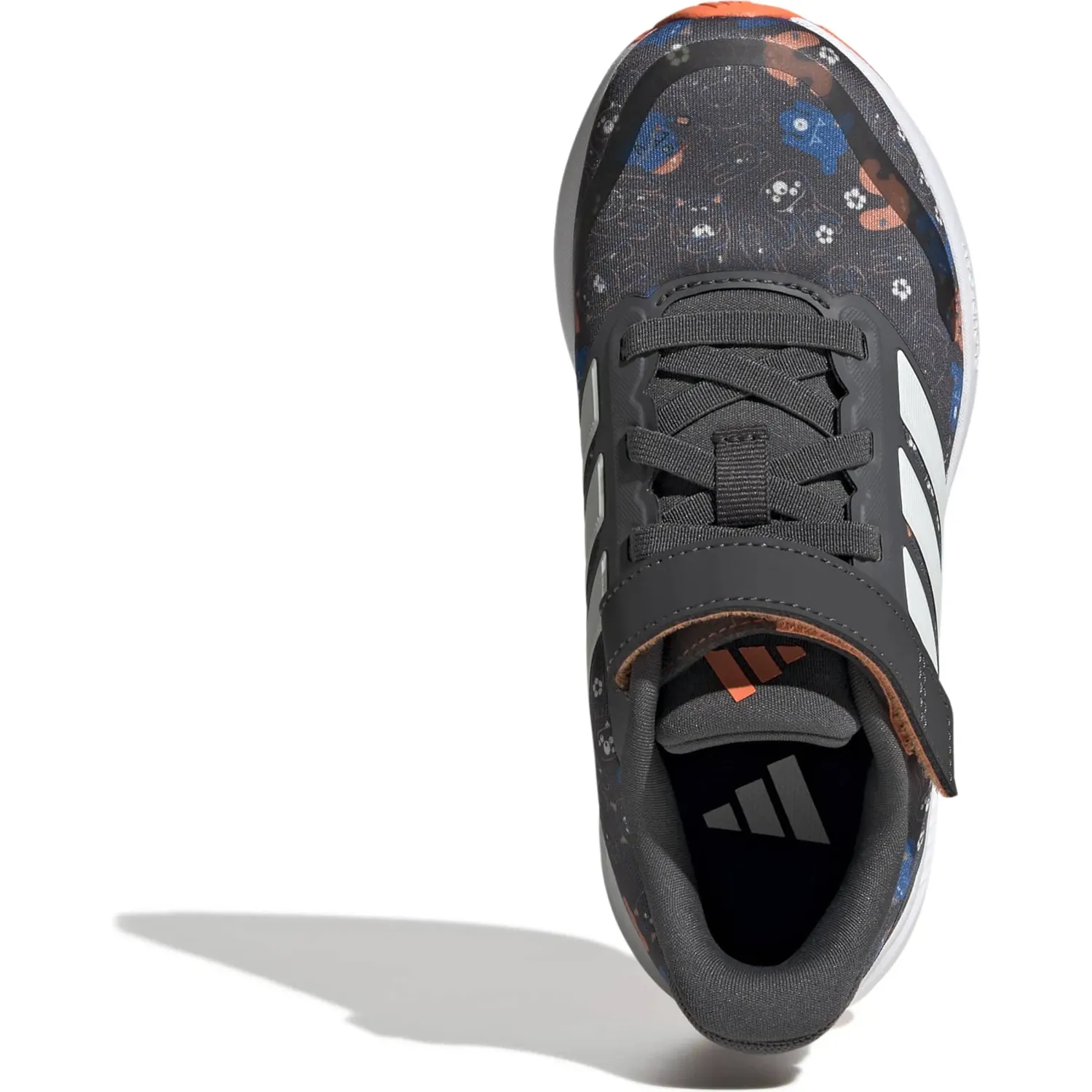 Zapatillas Adidas Urbanas Niños Runfalcon 5 El C color gris / naranja | Platanitos