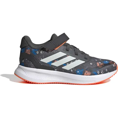 Zapatillas Adidas Urbanas Niños Runfalcon 5 El C color gris | Platanitos