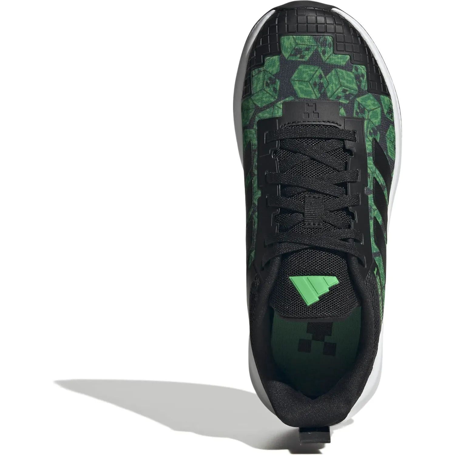 adidas Zapatillas Adidas Urbanas Juvenil Minecraft Fortarun J color negro / verde | Platanitos