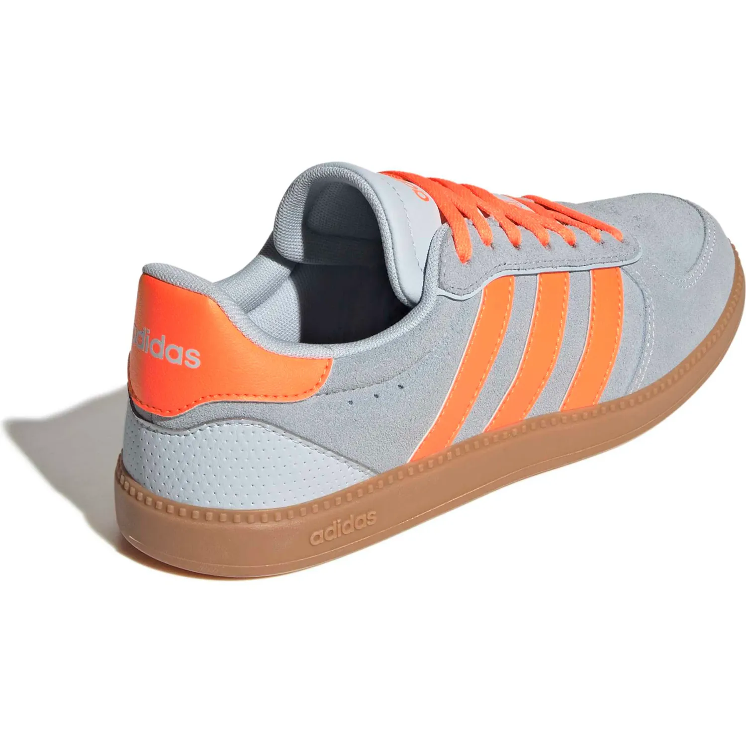 Zapatillas Adidas Urbanas Mujer Breaknet Sleek color celeste / naranja | Platanitos