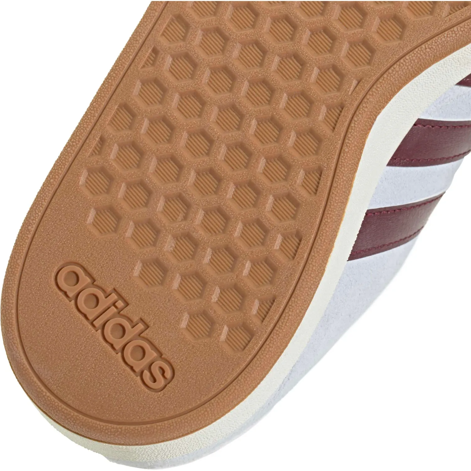 Zapatillas Adidas Urbanas Mujer Grand Court Base 00s color celeste / vino | Platanitos