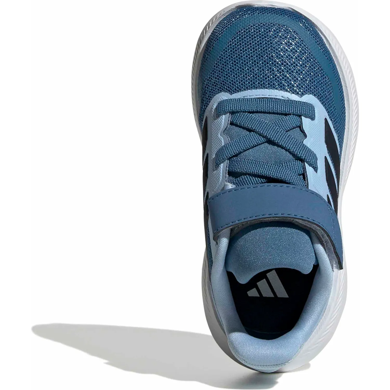 Zapatillas Adidas Urbanas Bebes Runfalcon 5 El I color acero / celeste | Platanitos