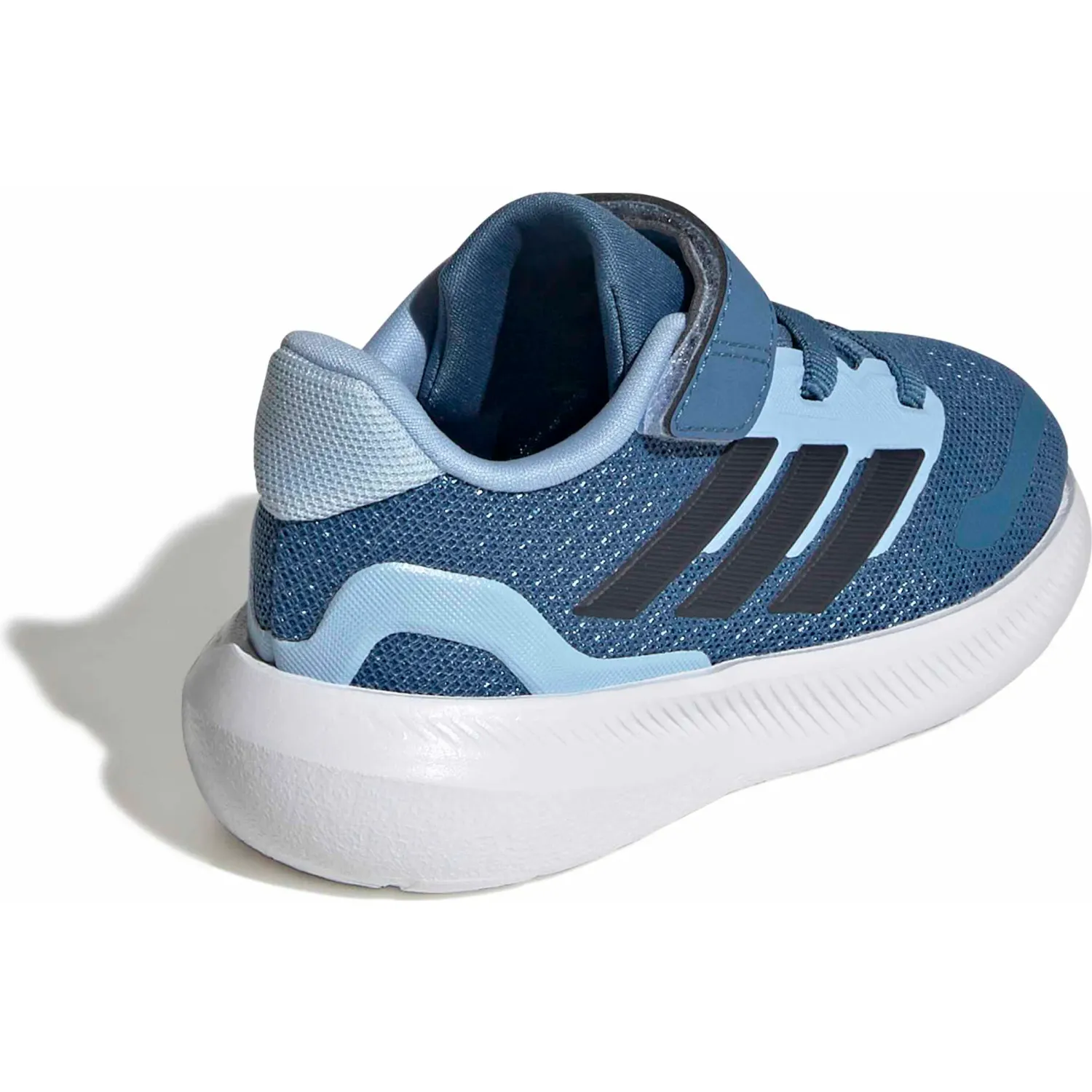Zapatillas Adidas Urbanas Bebes Runfalcon 5 El I color acero / celeste | Platanitos