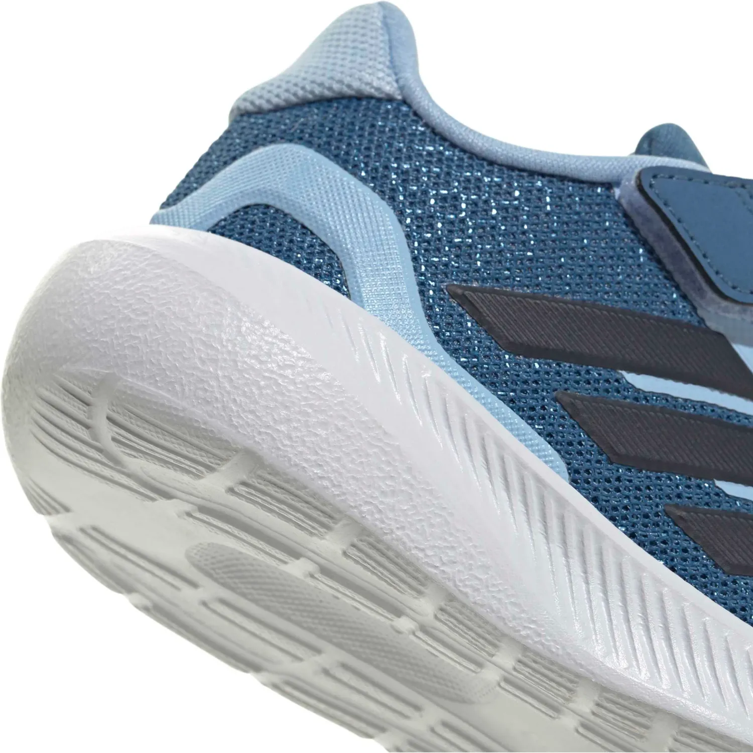Zapatillas Adidas Urbanas Bebes Runfalcon 5 El I color acero / celeste | Platanitos