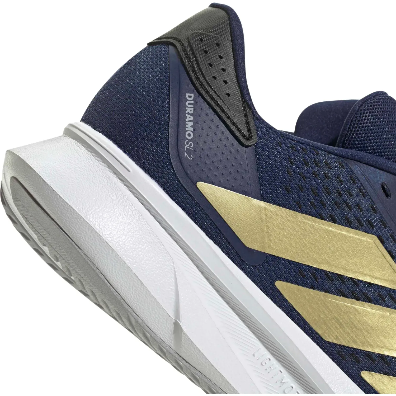 Zapatillas Adidas Running Mujer Duramo Sl2 W color azul / dorado | Platanitos