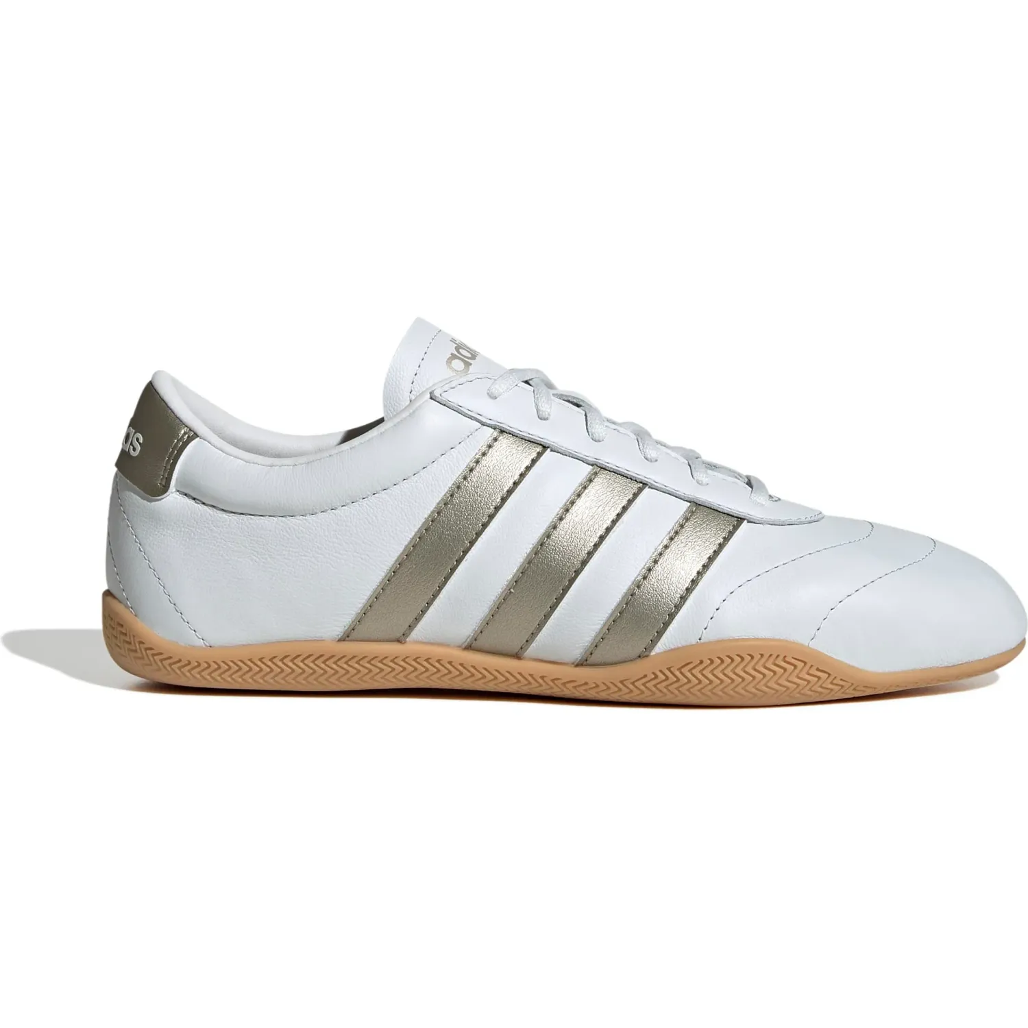 Zapatillas Adidas Urbanas Mujer Grand Court Lo color blanco / plateado | Platanitos