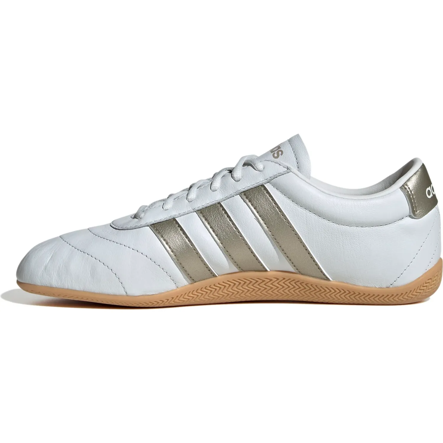 Zapatillas Adidas Urbanas Mujer Grand Court Lo color blanco / plateado | Platanitos