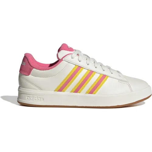 Zapatillas Adidas Urbanas Mujer Grand Court 3.0 color beige | Platanitos