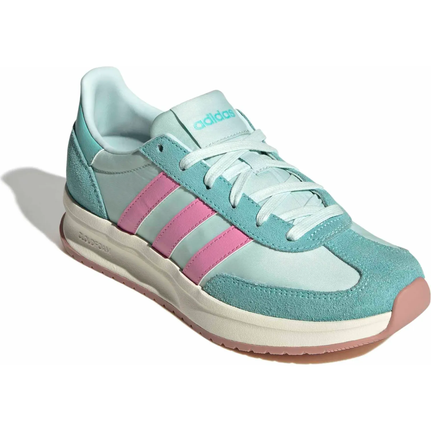 Zapatillas Adidas Urbanas Mujer Run 70s 2.0 color menta / rosado | Platanitos