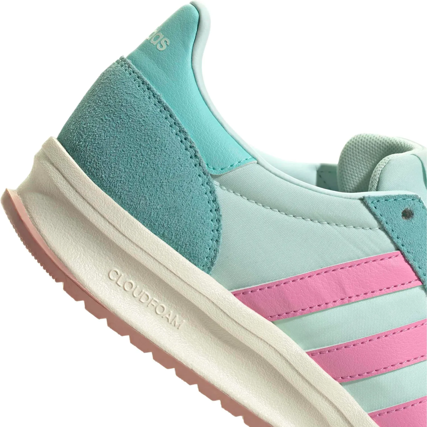 Zapatillas Adidas Urbanas Mujer Run 70s 2.0 color menta / rosado | Platanitos