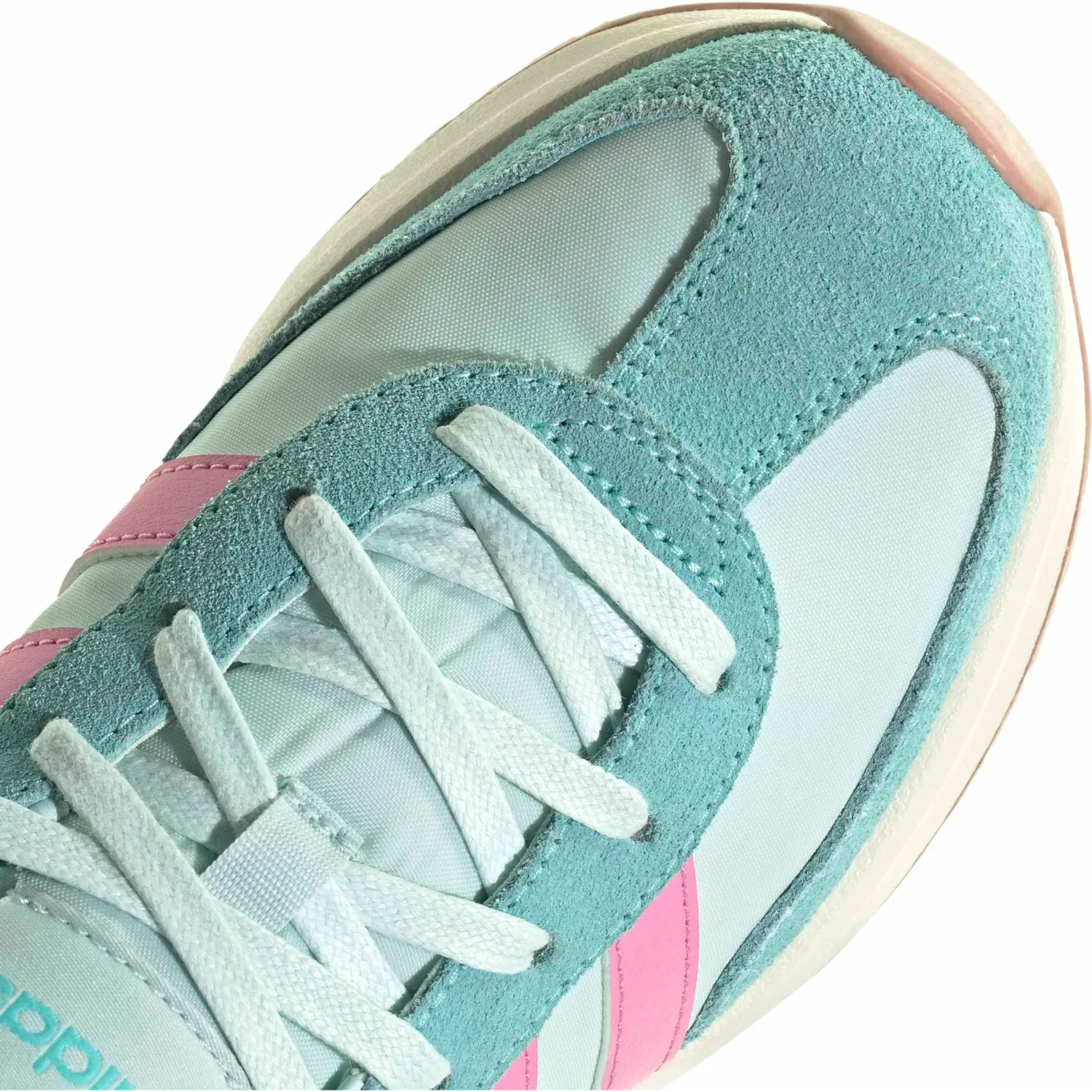 Zapatillas Adidas Urbanas Mujer Run 70s 2.0 color menta / rosado | Platanitos
