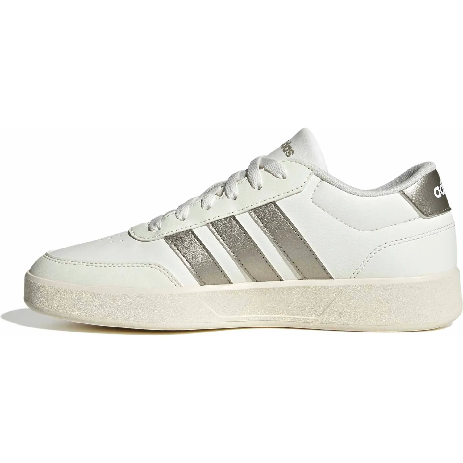 Zapatillas Adidas Urbanas Mujer Breaknet 3.0 color beige / plateado | Platanitos