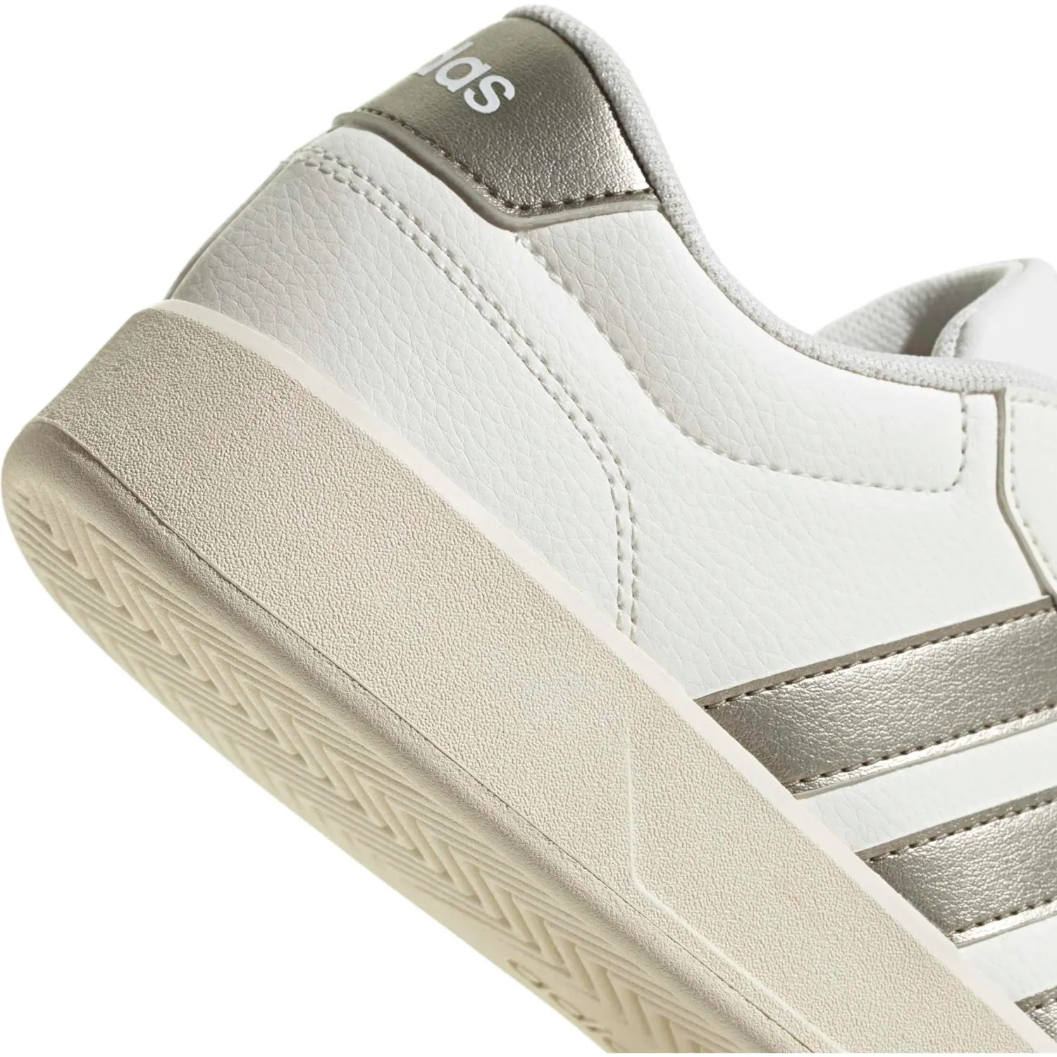 Zapatillas Adidas Urbanas Mujer Breaknet 3.0 color beige / plateado | Platanitos