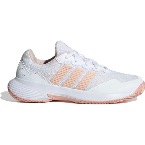 Zapatillas Adidas De Tenis Mujer Gamecourt 2 W color blanco | Platanitos