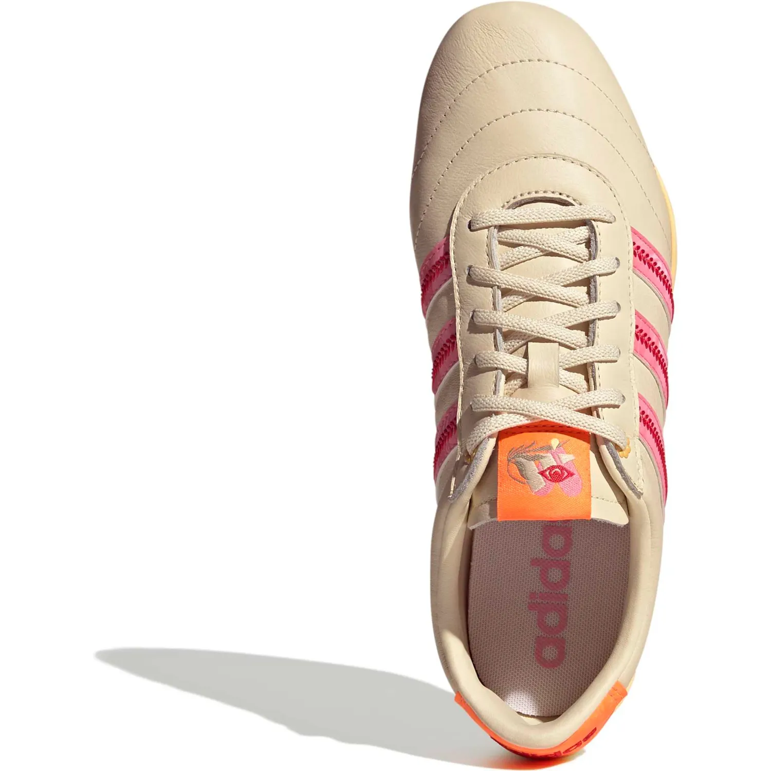 Zapatillas Adidas Urbanas Mujer Grand Court Lo color vainilla / fucsia | Platanitos