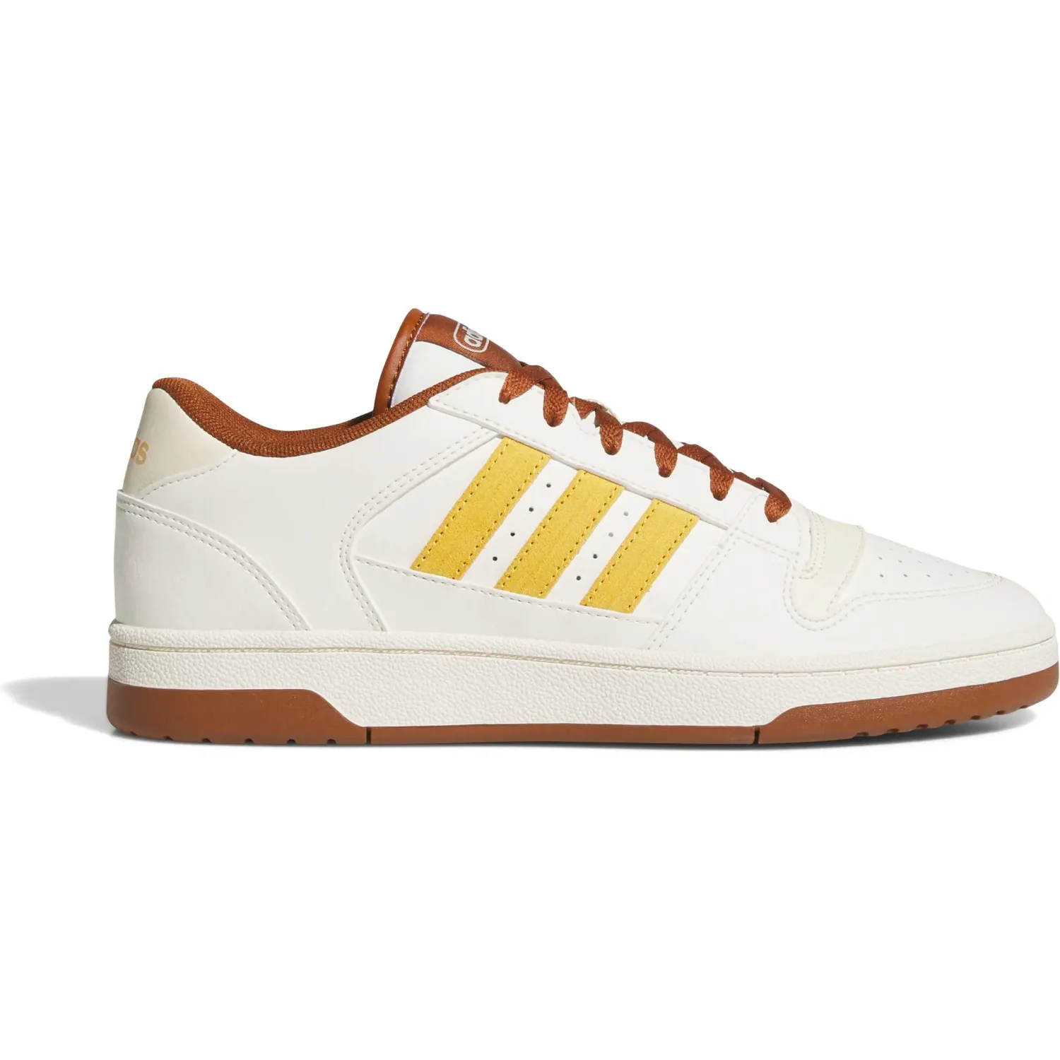 adidas Zapatillas Adidas Urbanas Unisex Break Start color blanco / mostaza | Platanitos