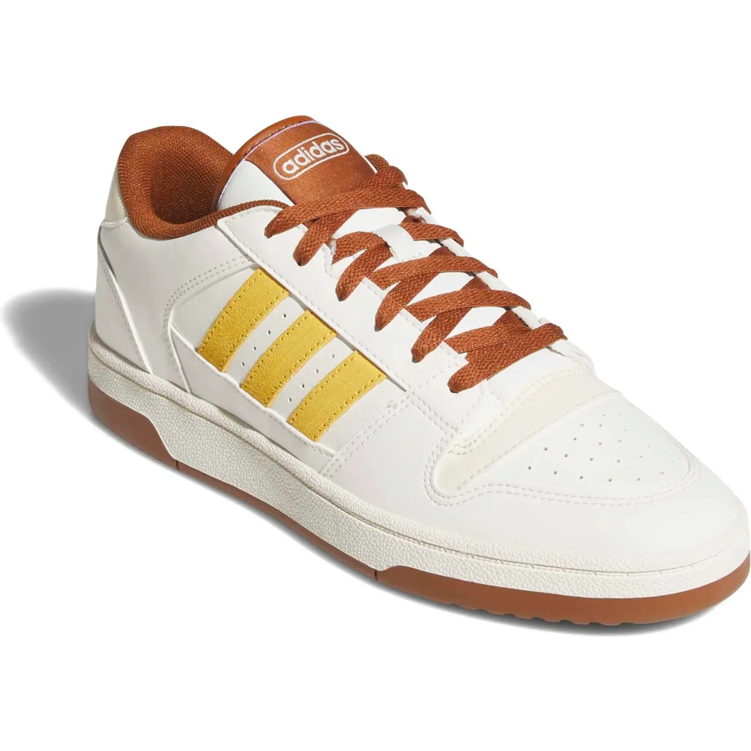 adidas Zapatillas Adidas Urbanas Unisex Break Start color blanco / mostaza | Platanitos