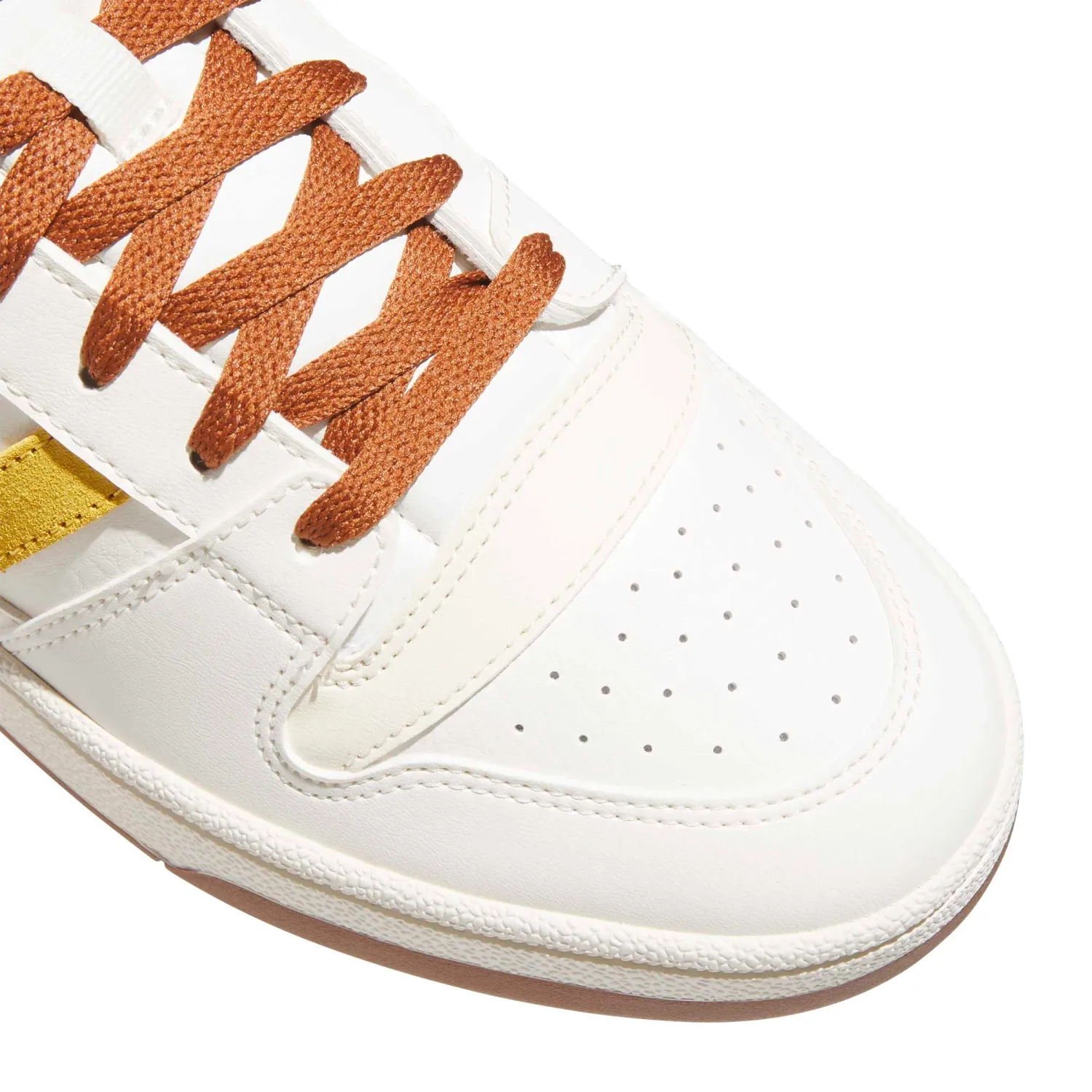 adidas Zapatillas Adidas Urbanas Unisex Break Start color blanco / mostaza | Platanitos