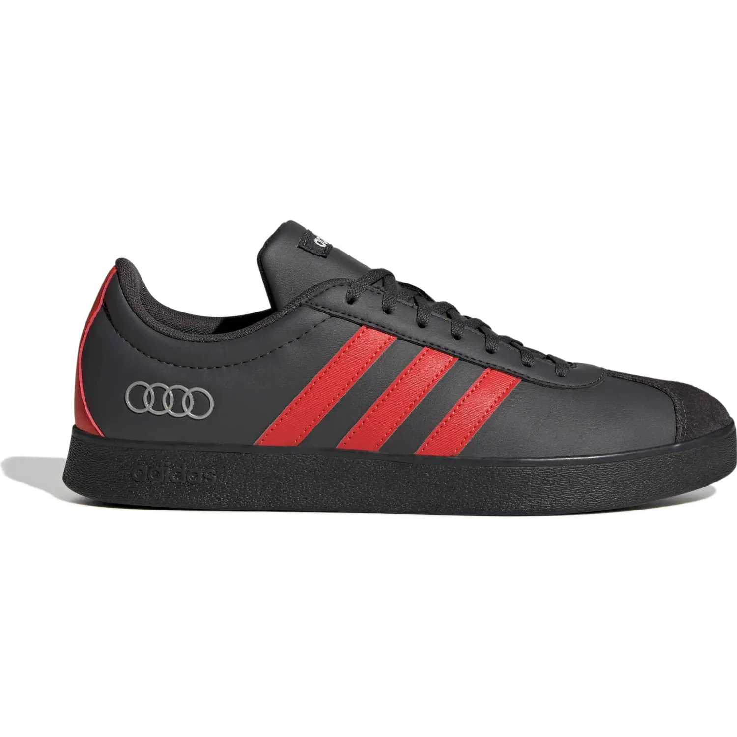 Zapatillas Adidas Urbanas Unisex Vl Court Audi Motorsport color gris / rojo | Platanitos