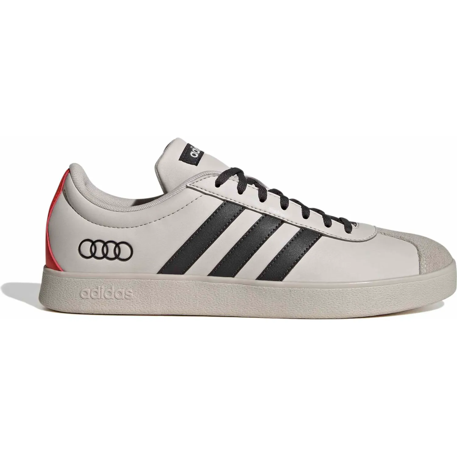 Zapatillas Adidas Urbanas Unisex Vl Court Audi Motorsport color perla / plomo | Platanitos