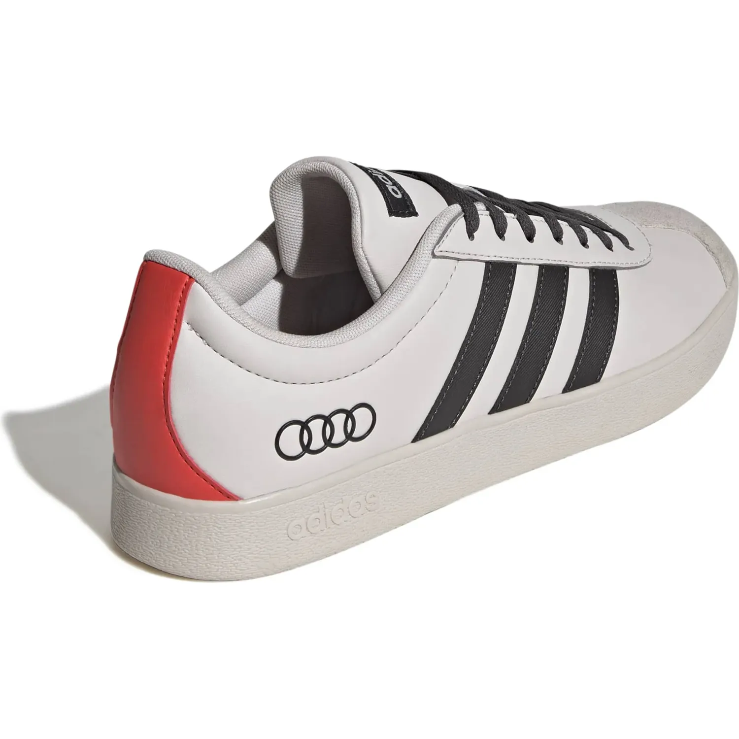 Zapatillas Adidas Urbanas Unisex Vl Court Audi Motorsport color perla / plomo | Platanitos