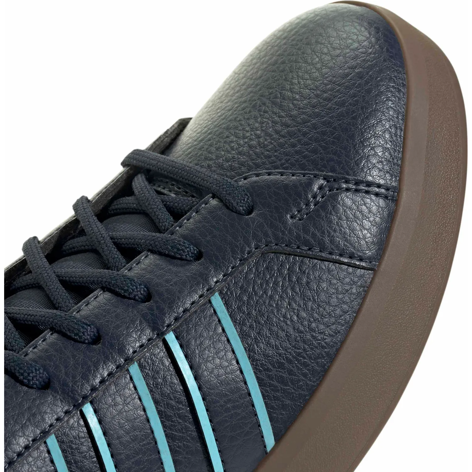 Zapatillas Adidas Urbanas Hombre Grand Court Base 3.0 color navy / celeste | Platanitos