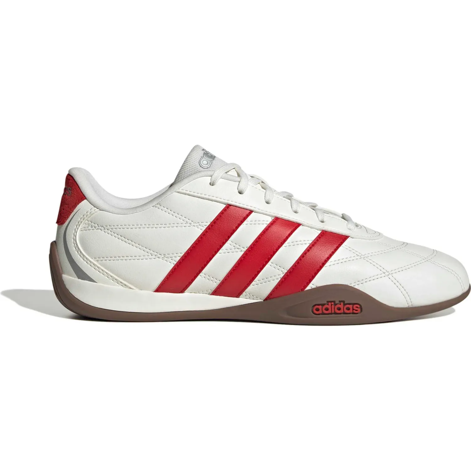Zapatillas Adidas Urbanas Hombre Adipista color blanco / rojo | Platanitos
