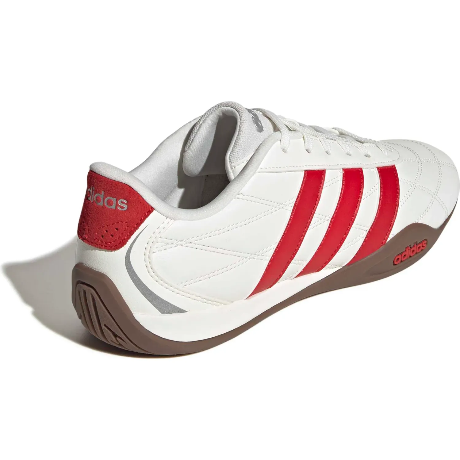 Zapatillas Adidas Urbanas Hombre Adipista color blanco / rojo | Platanitos
